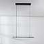 3-stufig dimmbare Design-Hängelampe Flectra mit Marmormuster - Schwarz