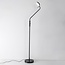 Stehlampe Lumina in Schwarz mit integrierten LEDs