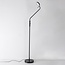 Stehlampe Lumina in Schwarz mit integrierten LEDs