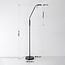 Stehlampe Lumina in Schwarz mit integrierten LEDs