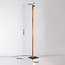 Stehlampe Piata in Holzoptik mit integrierter LED - dimmbar
