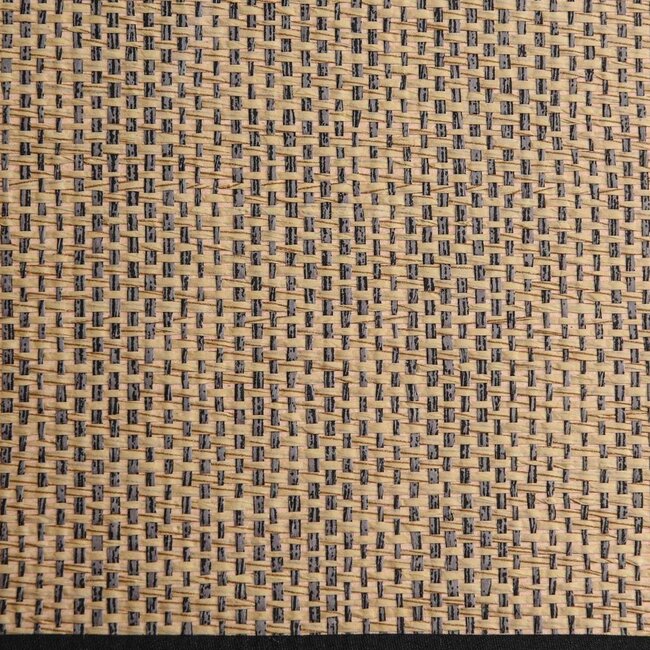 Moderne 2-Licht-Pendelleuchte Esmora schwarz mit ovalem Stoffschirm