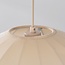 Stoff-Pendelleuchte Mesh - beige