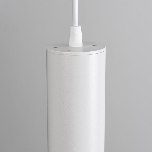 Röhren-Pendelleuchte für 1-Phasen-Schiene Simon, Weiß