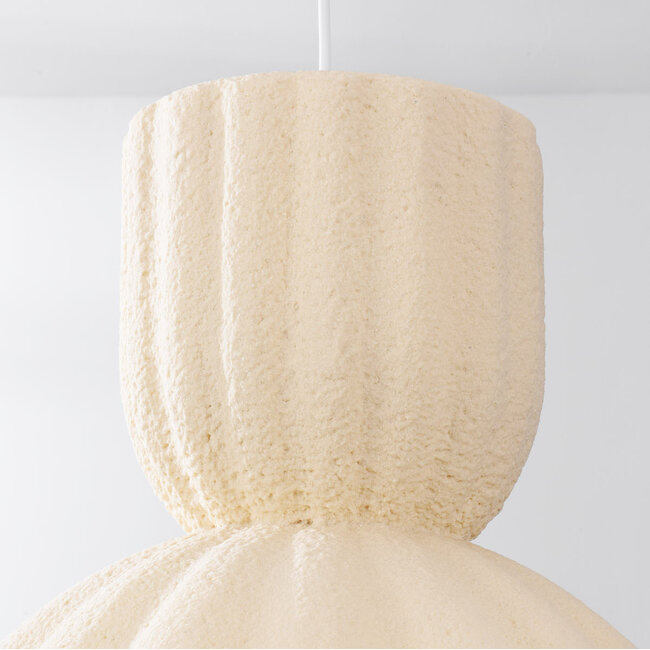 Moderne Wabi-Sabi-Pendelleuchte Soru - Sandbeige