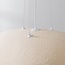 Wabi Sabi Pendelleuchte Numa 105 x 33 cm - Sandbeige