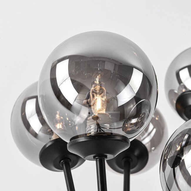 Moderne Stehlampe gold, 5-flammig - Claire