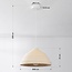 Wabi Sabi Hängelampe Amai Ø40 cm - Sandbeige
