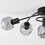 5-flammige Deckenlampe Globe - Rauchglas