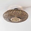 Boho-Chic-Deckenlampe Marui aus handgeflochtenem Bambus