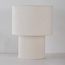 Tischlampe Tavolo mit Samtschirm - beige