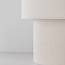 Tischlampe Tavolo mit Samtschirm - beige