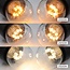 Warmweiße LED-Lampen mit LEDs auf kurzen Stäbchen - 0,7 Watt