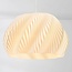 3D-gedruckte Hängelampe Tiba - welliges Design