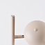 Stehlampe Iki in Beige mit 2 schwenkbaren Spots und integrierter LED