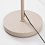 Stehlampe Iki in Beige mit 2 schwenkbaren Spots und integrierter LED