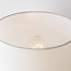 Tischlampe Sofara Keramik mit Stoffschirm - weiß