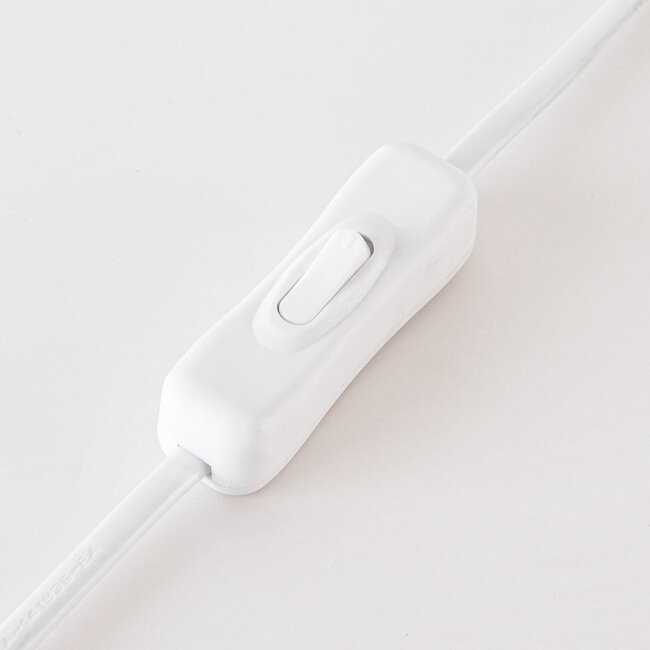 Keramische Tischleuchte Sofara - weiß