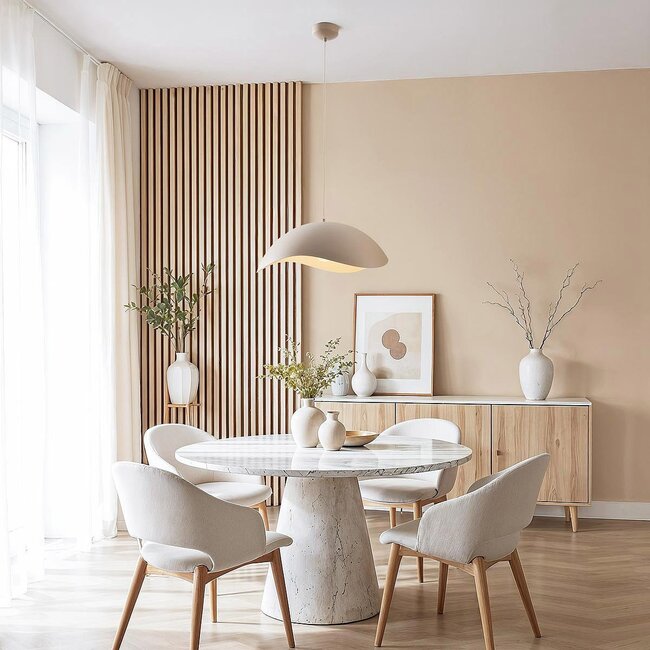 Wabi Sabi Pendelleuchte Zongse - sand taupe