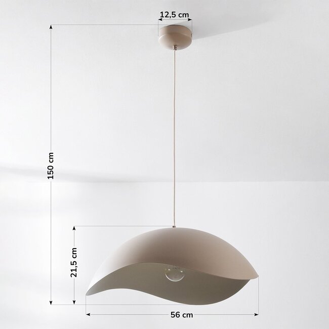 Wabi Sabi Hängelampe Zongse - Sandtaupe