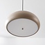 Hängelampe Luz beige - weißer Diffusor