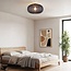 Deckenlampe Celara mit Stoffschirm - Schwarz 50 cm
