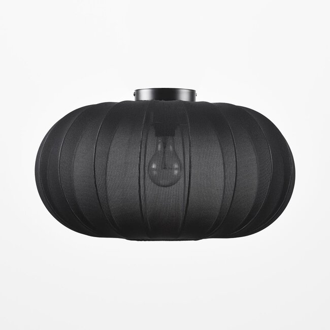 Japandi Deckenleuchte Celara mit Stoffschirm Ø50 cm