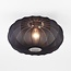 Deckenlampe Celara mit Stoffschirm - Schwarz 50 cm