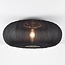 Deckenlampe Celara mit Stoffschirm - Schwarz Ø 70 cm