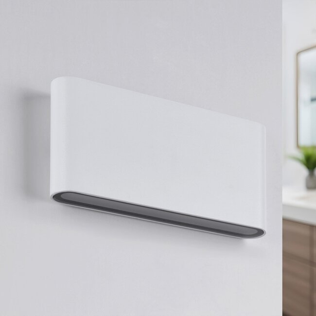 Designer-Badewandleuchte Tommy - weiß