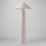 Stehleuchte Nura mit Leinenschirm in off-white