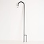Metall Gartenpfosten mit Haken 120 cm - 5er-Set