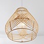 Rattan-Pendelleuchte Kima mit geflochtenem Naturschirm