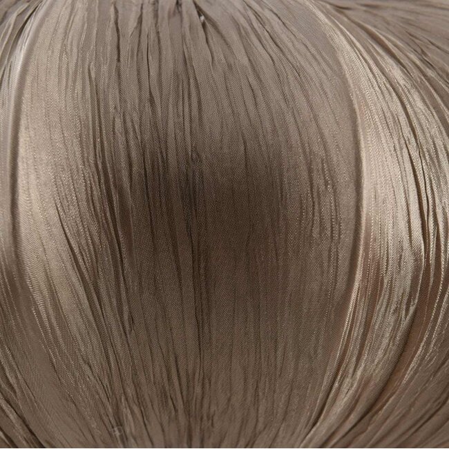 Designer-Hängeleuchte Creora - Japandi-Stil in warmem braunem Stoff