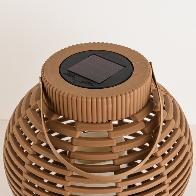 Solar-Laterne Zolux – Rattan-Optik