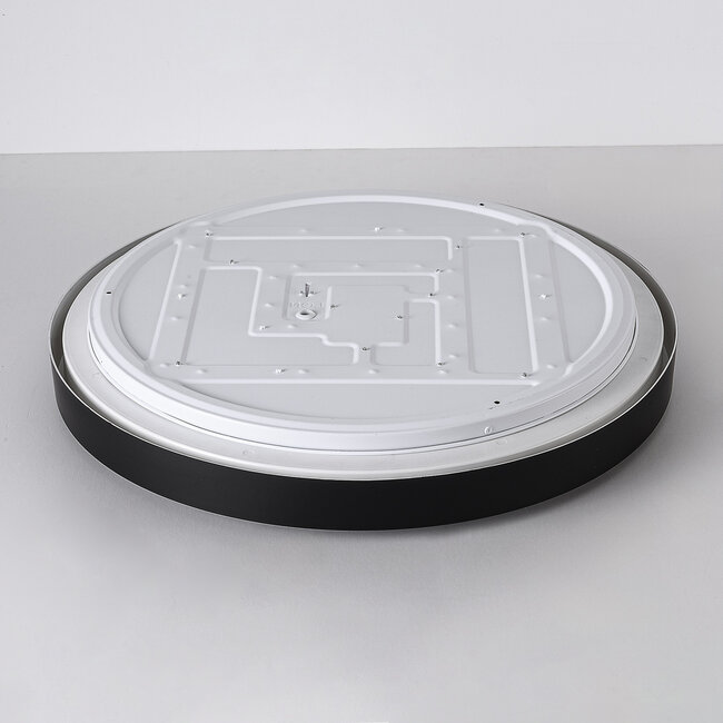 LED-Deckenleuchte Ricardo 3-stufig dimmbar Ø51,5 cm - schwarz