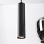 Industrial Pendelleuchte Téo mit zwei GU10 Spots und drei Rauchglasschirmen