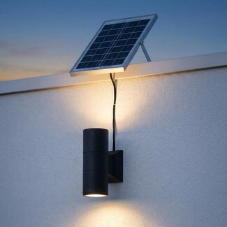 Dimmbare Solar-Außenwandleuchte - Seth