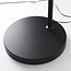 Bogenlampe Talto in Mattschwarz mit integrierter LED und Touch-Schalter