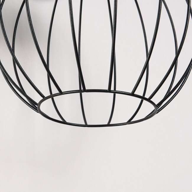 Design-Außenwandleuchte Eclipsa - Schwarz mit integrierter LED