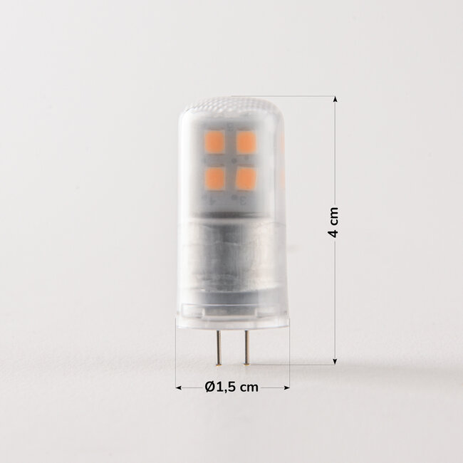 Dimmbarer G4 LED-Lampe, matt, 2700K, 2,1W
