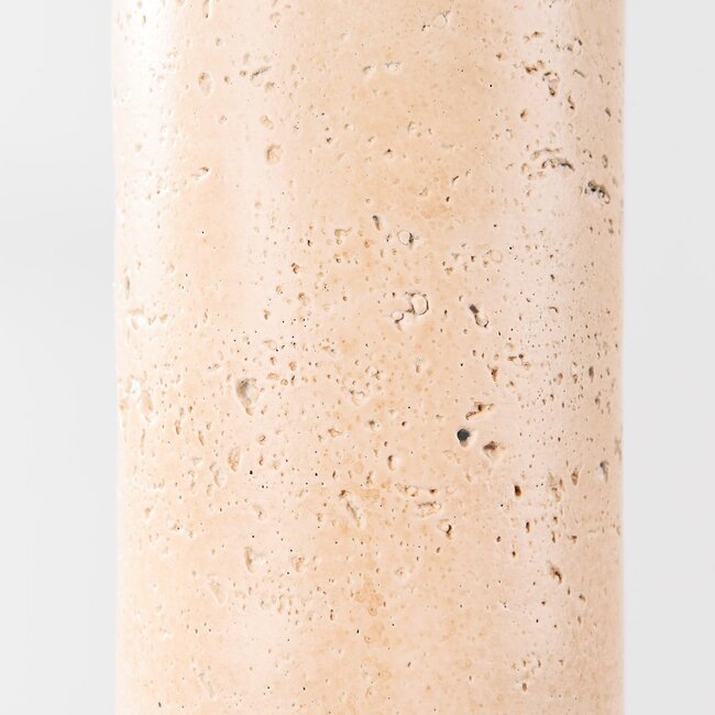 3-flammige Hängelampe Velea mit Spots in warmer Travertinoptik