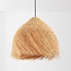 Boho-Pendelleuchte Yori Ø40 cm - Rattan mit Fransen-Design
