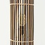 Stehlampe Lori aus Bambus - schwarz und naturfarben