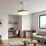 Deckenventilator weiß inkl. LED und Fernbedienung - Haizea