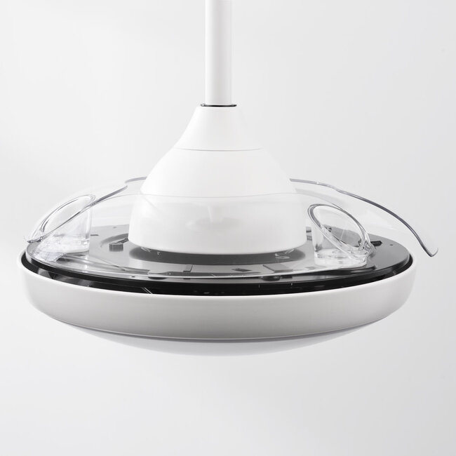 Deckenventilator weiß inkl. LED und Fernbedienung - Haizea