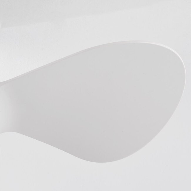 Kompakter Deckenventilator inkl. LED und Fernbedienung,  Weiß - Vejas