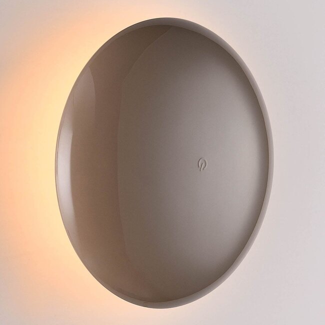 Wiederaufladbare Tischlampe Ariso Taupe mit Touch-Dimmer und einstellbarer Lichtfarbe