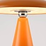Wiederaufladbare Tischlampe Ariso orange mit Touch-Dimmer und einstellbarer Lichtfarbe