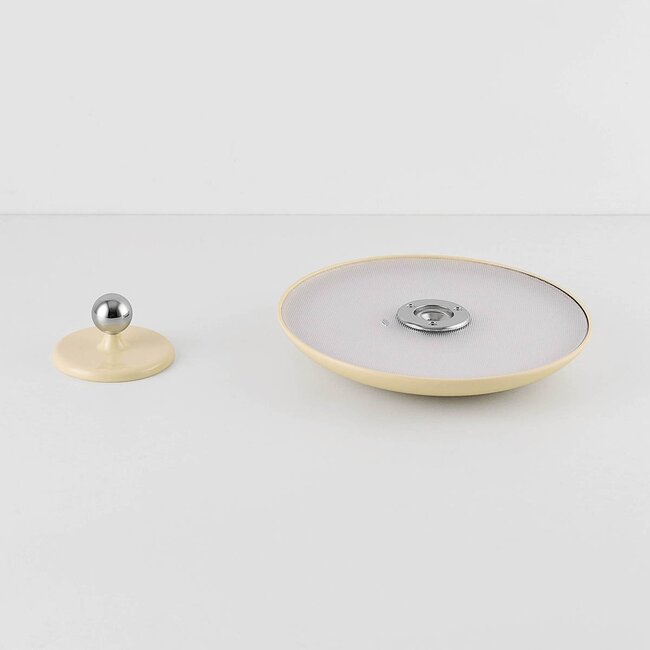 Wiederaufladbare Tischleuchte Ariso creme mit Touch-Dimmer und einstellbarer Lichtfarbe